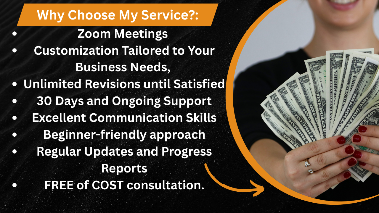 Black and Orange Money YouTube Thumbnail